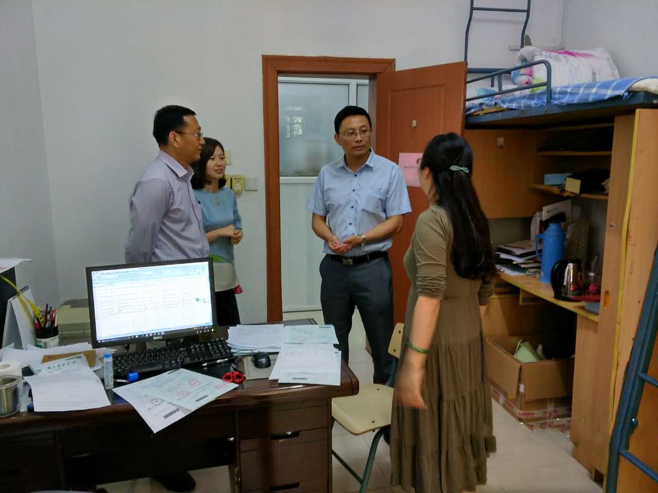 研究生工作部走访研究生辅导员办公室